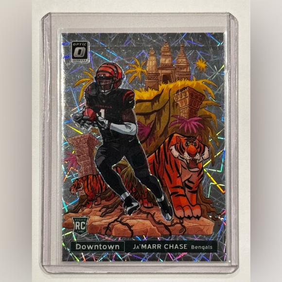Ja’Marr Chase Downtown Panini Donruss Optic  2021 *** Print Line *** - Picture 13 of 15